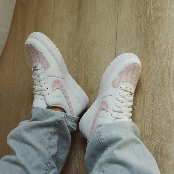 custom nike air force dior